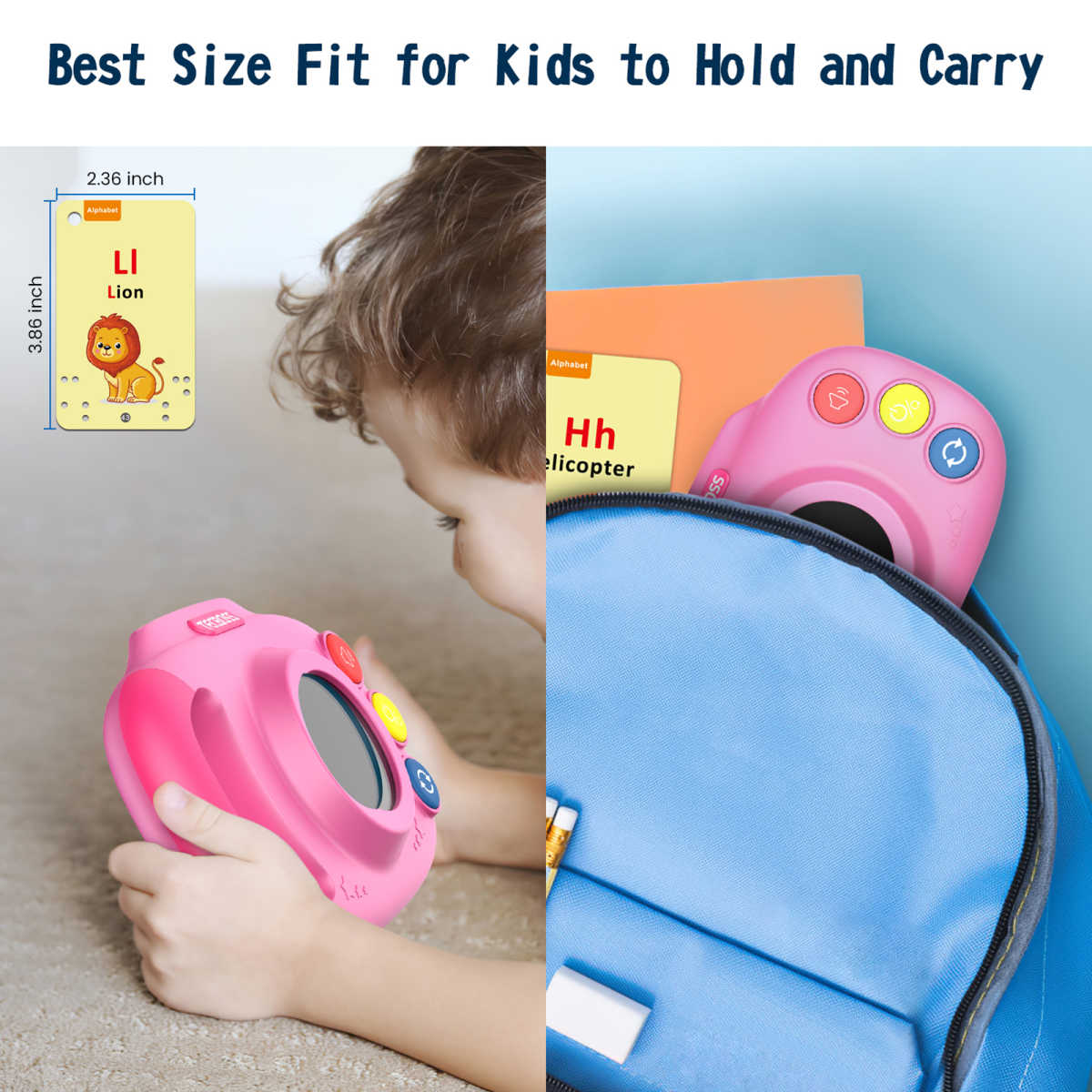 Kids learning toys pink
