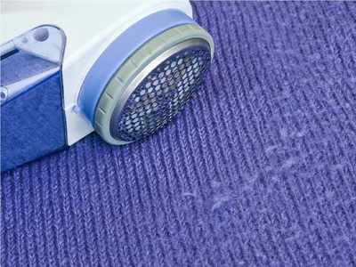 fabric shaver on clothes