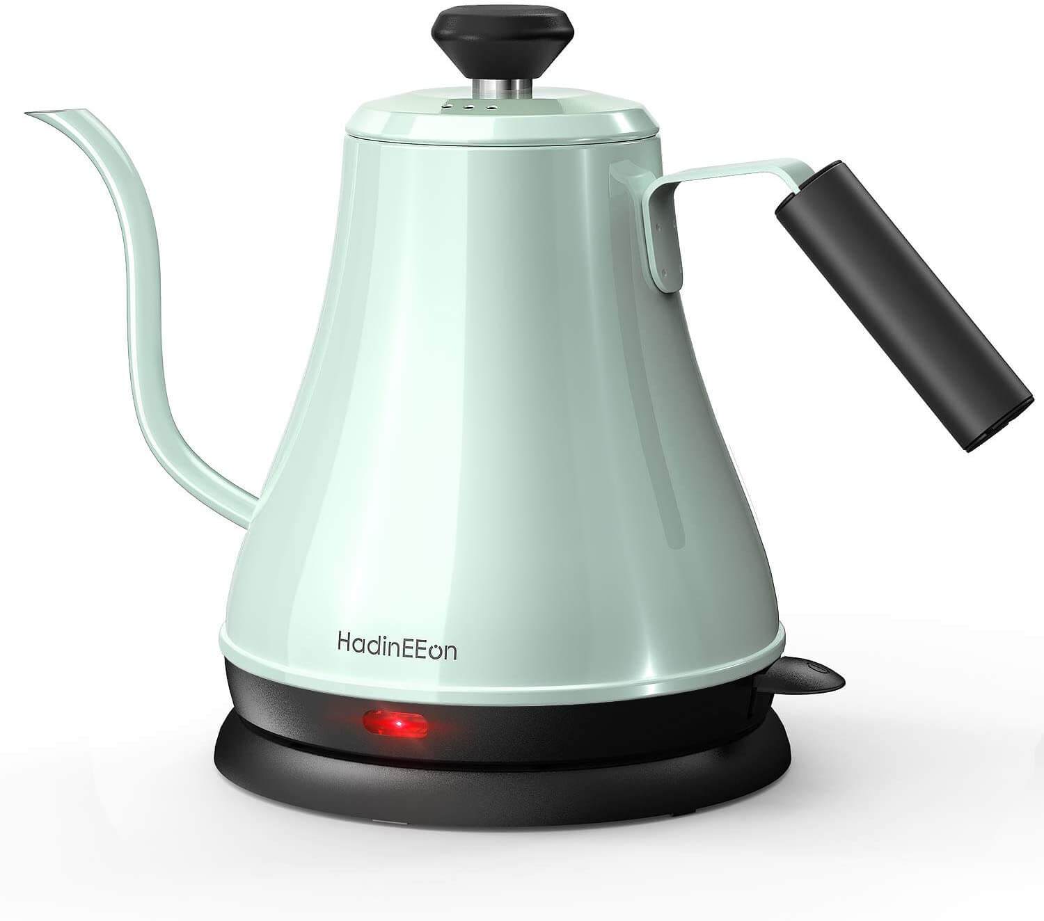 PAWG-492 Gooese neck Kettle HB-31666E 0.8L-green - GroupWholesalers